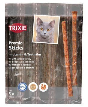 Ласощі для кішок Trixie Палички PREMIO Quadro-Sticks ягня/індичка №5 5 г 42723 фото