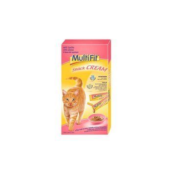 Палички MultiFit Snack Cream з лососем 7х15 г 098890 рожева фото