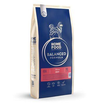 Сухий корм для собак Home Food Premium Balanced Formula Корм для для дорослих собак великих порід "Яловичина" 10 кг 1367104 фото