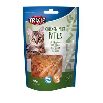 Ласощі для кішок Trixie PREMIO Chicken Filet Bites курка 50 г 42701 фото
